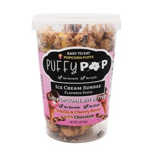 Puffy Pop Crackcorn Ice Cream Sundae